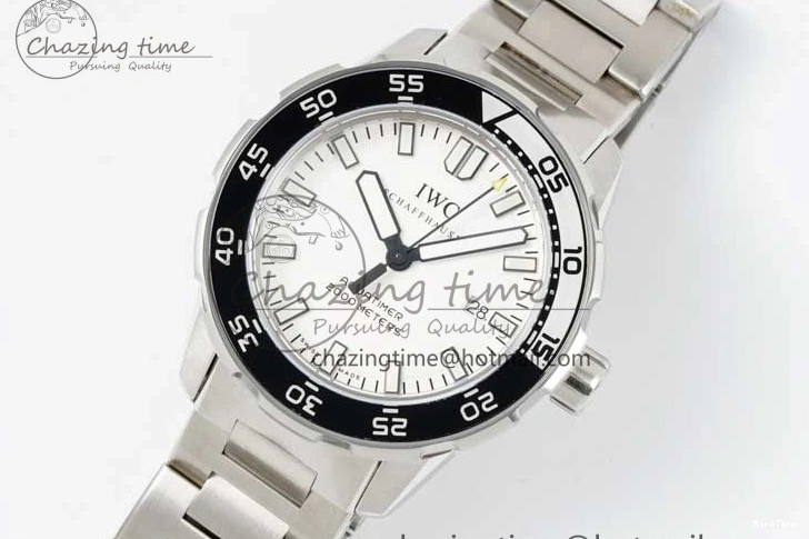 MIROTIME 0119 Youthful Aquatimer Automatic SS RSF 1:1 Best Edition White Black Dial on SS Bracelet A 7070